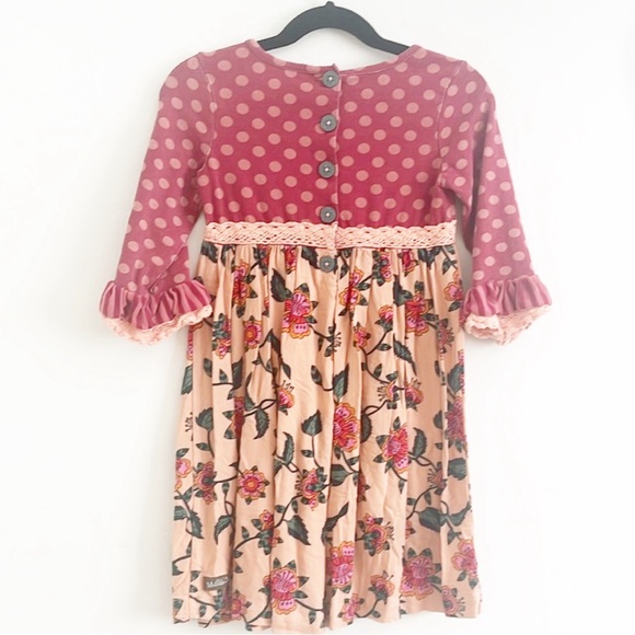 Matilda Jane Girl’s Pink Fall Dress - Picture 2 of 2